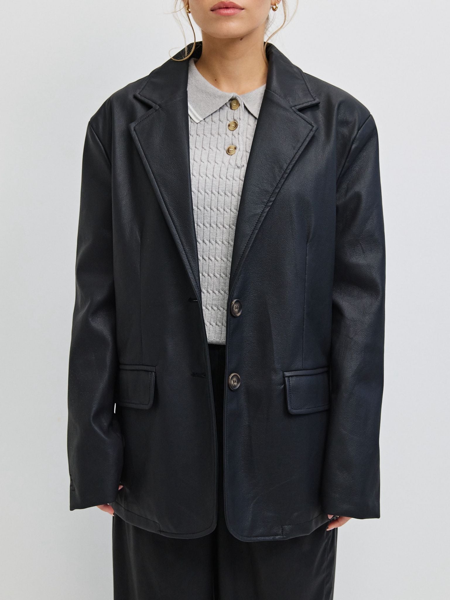 בלייזר דמוי עור סטיבן