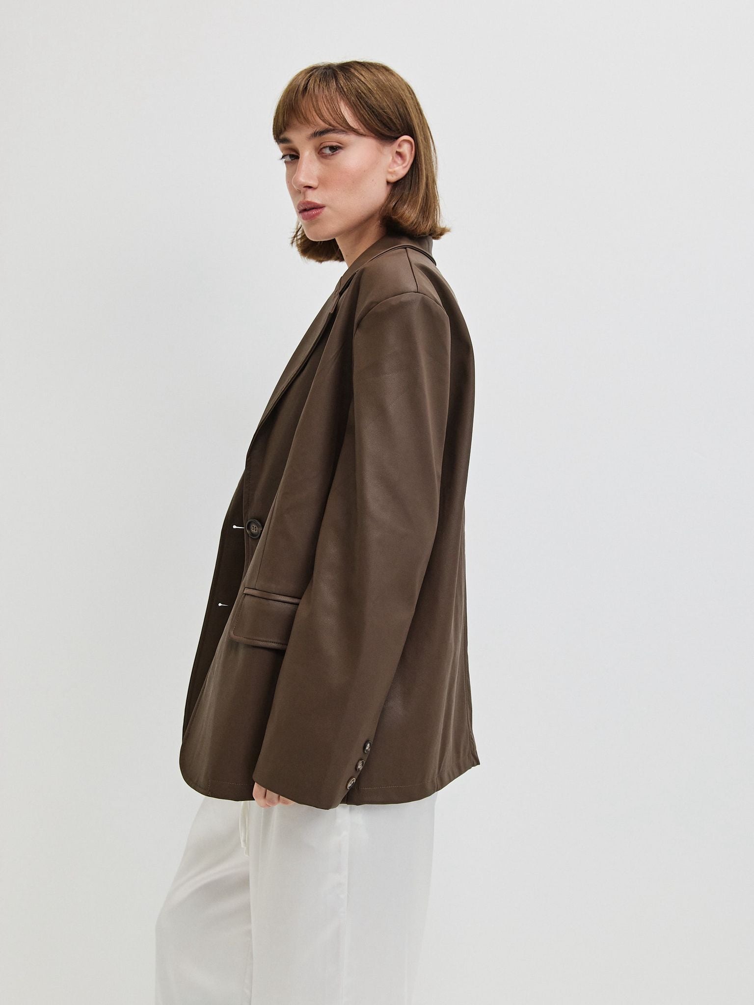 בלייזר דמוי עור סטיבן