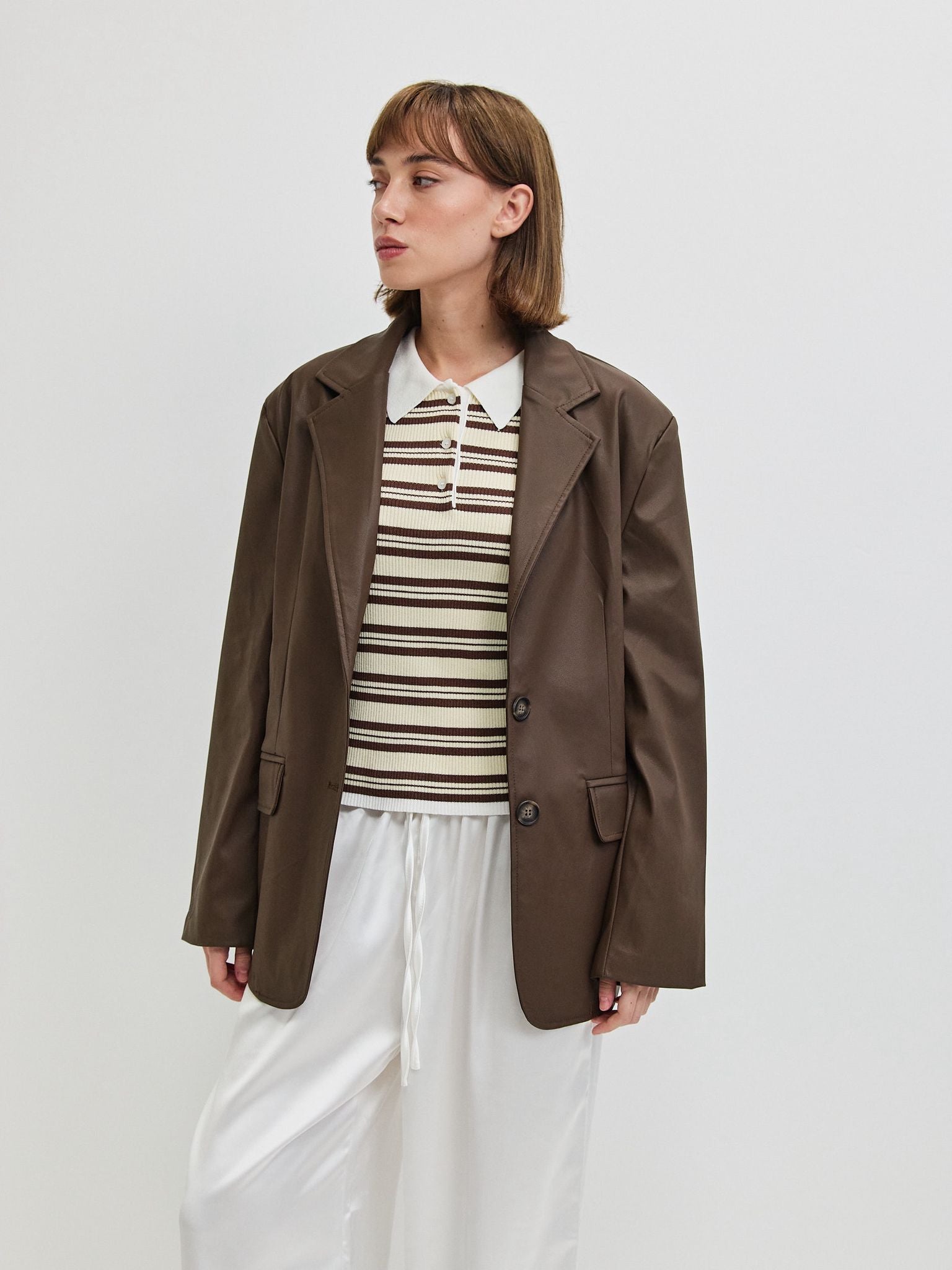 בלייזר דמוי עור סטיבן