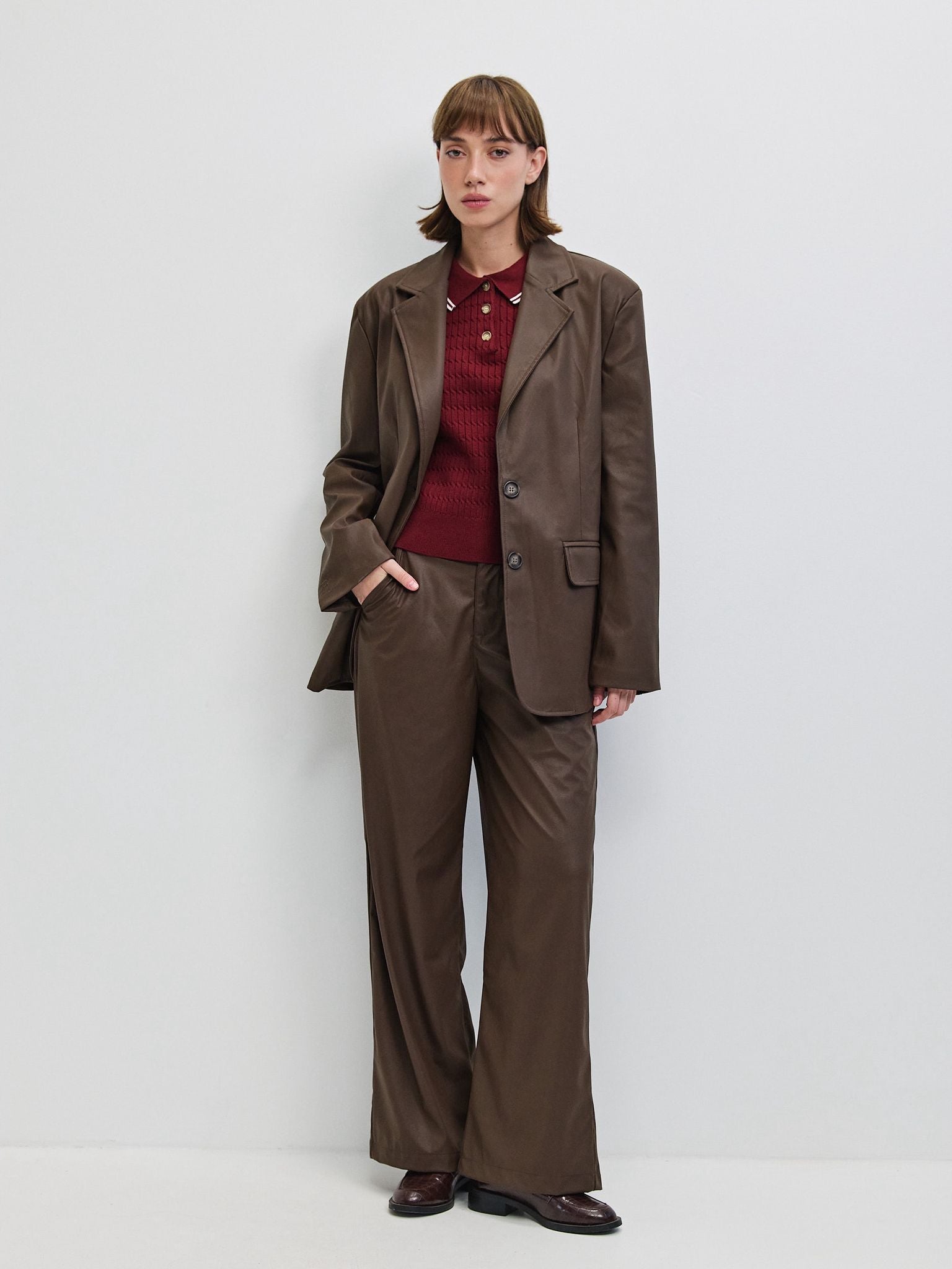 בלייזר דמוי עור סטיבן