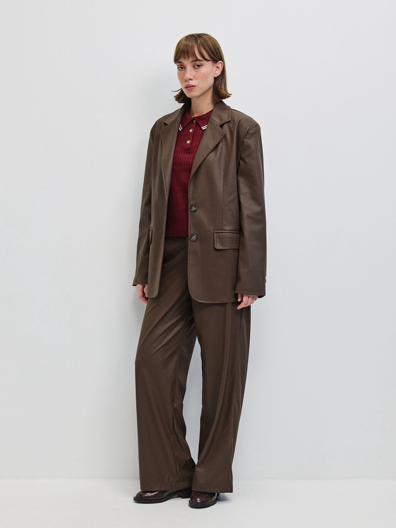 בלייזר דמוי עור סטיבן