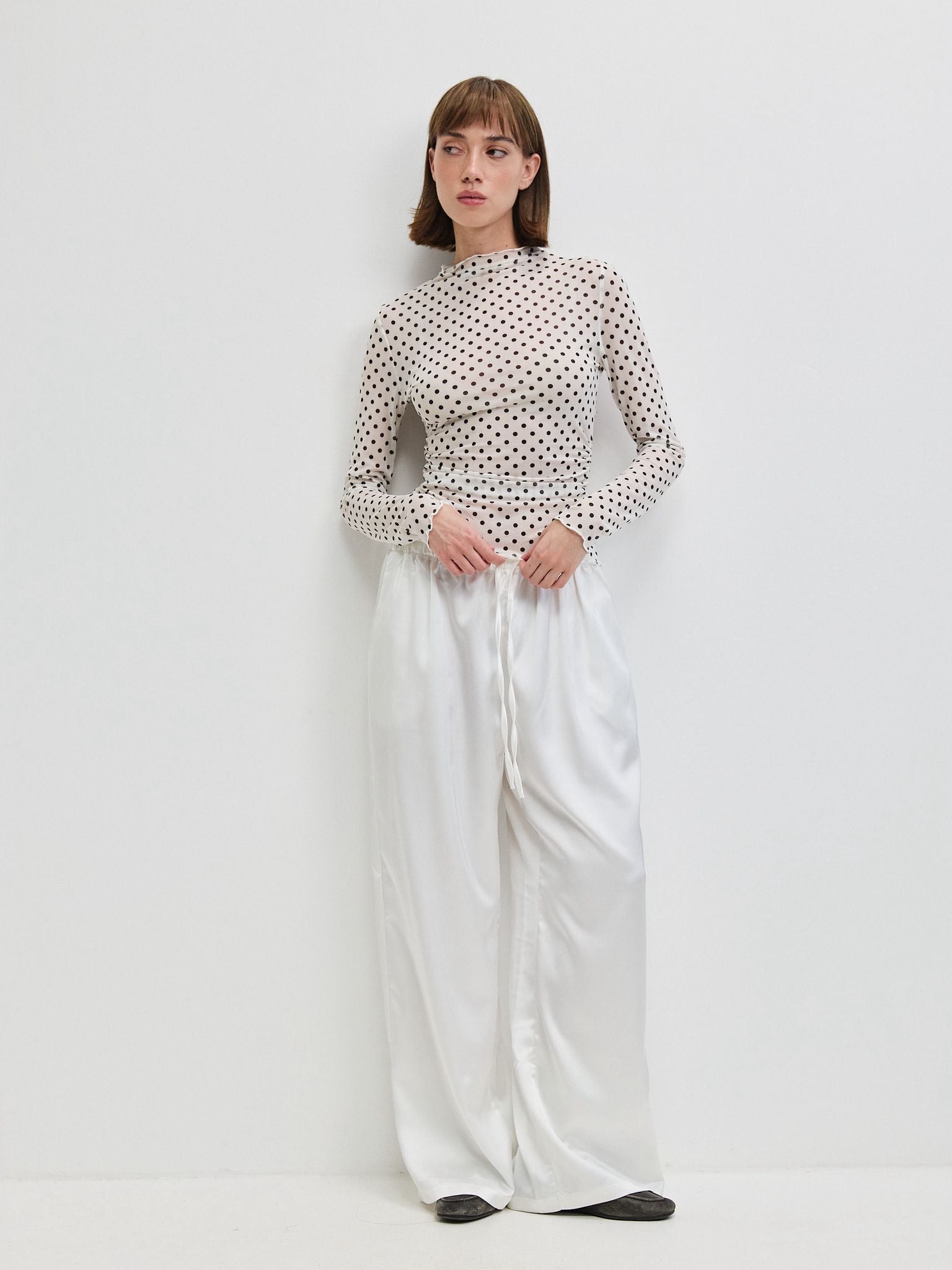 מכנסי סאטן גרייסון