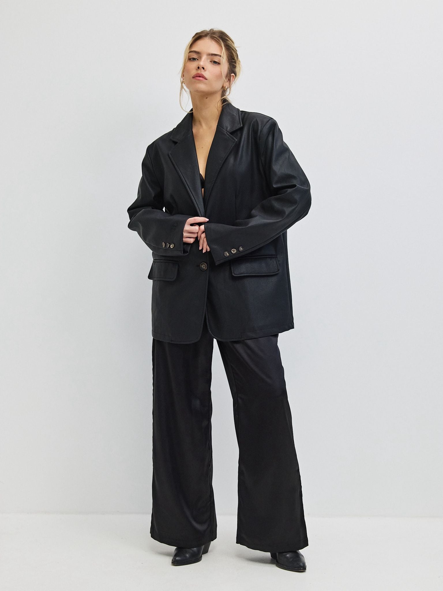 מכנסי סאטן גרייסון