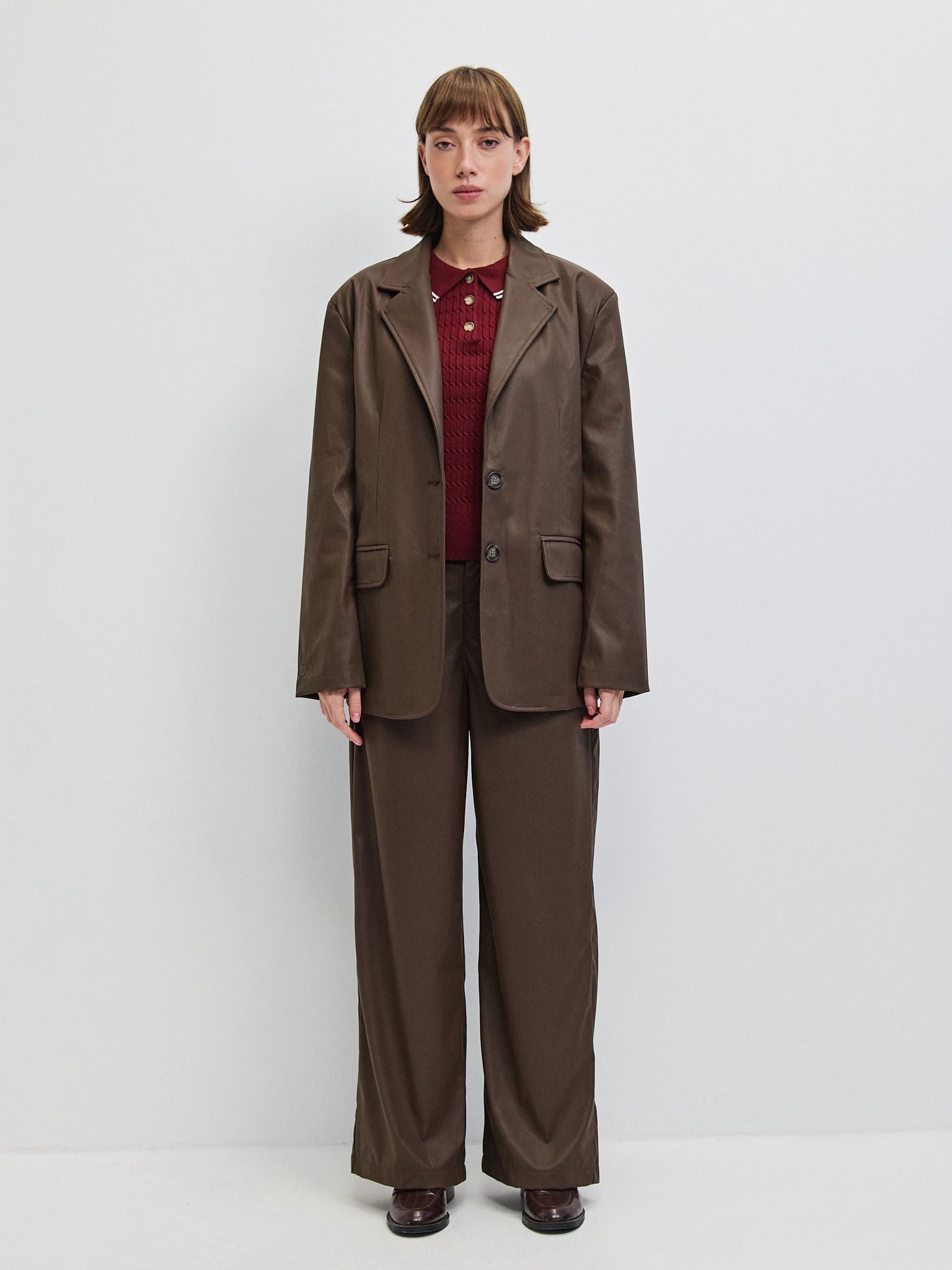 מכנסי דמוי עור טיילר