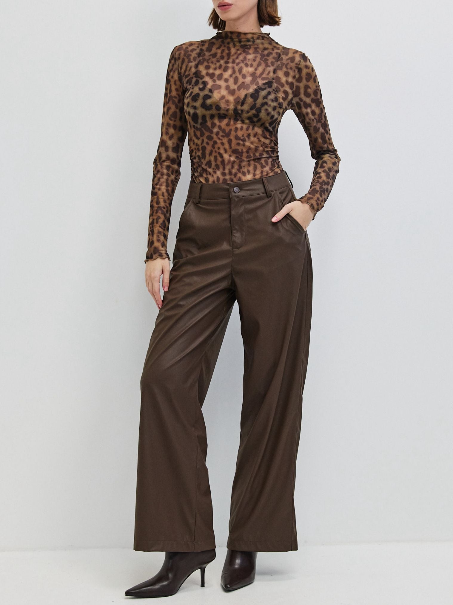 מכנסי דמוי עור טיילר