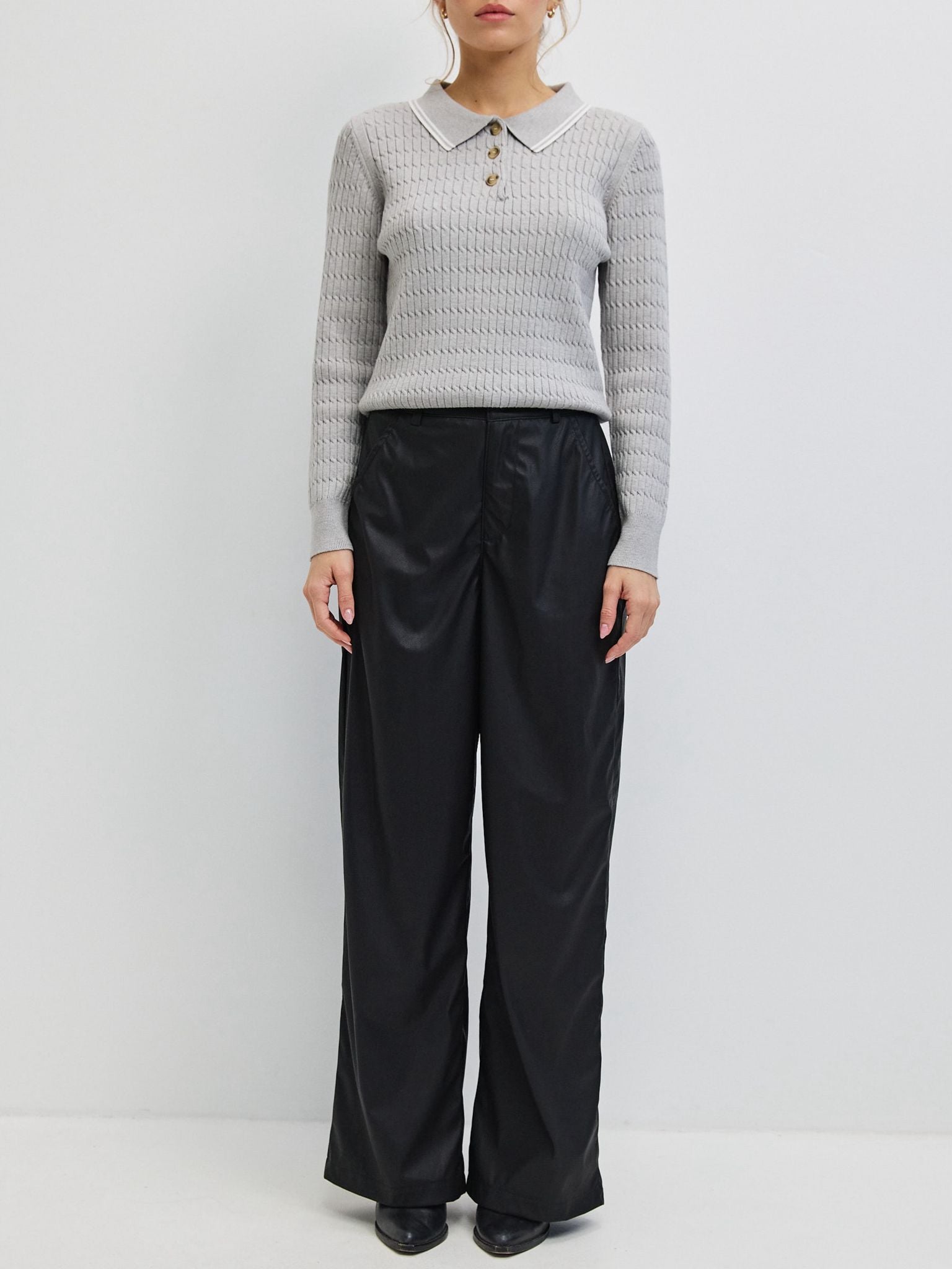 מכנסי דמוי עור טיילר