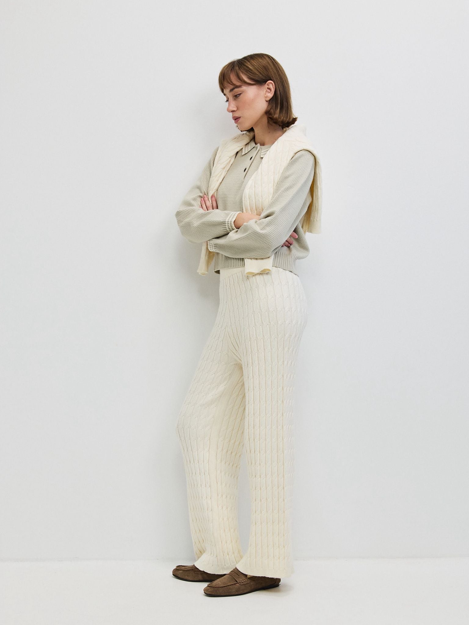 מכנסי סריג דה נירו