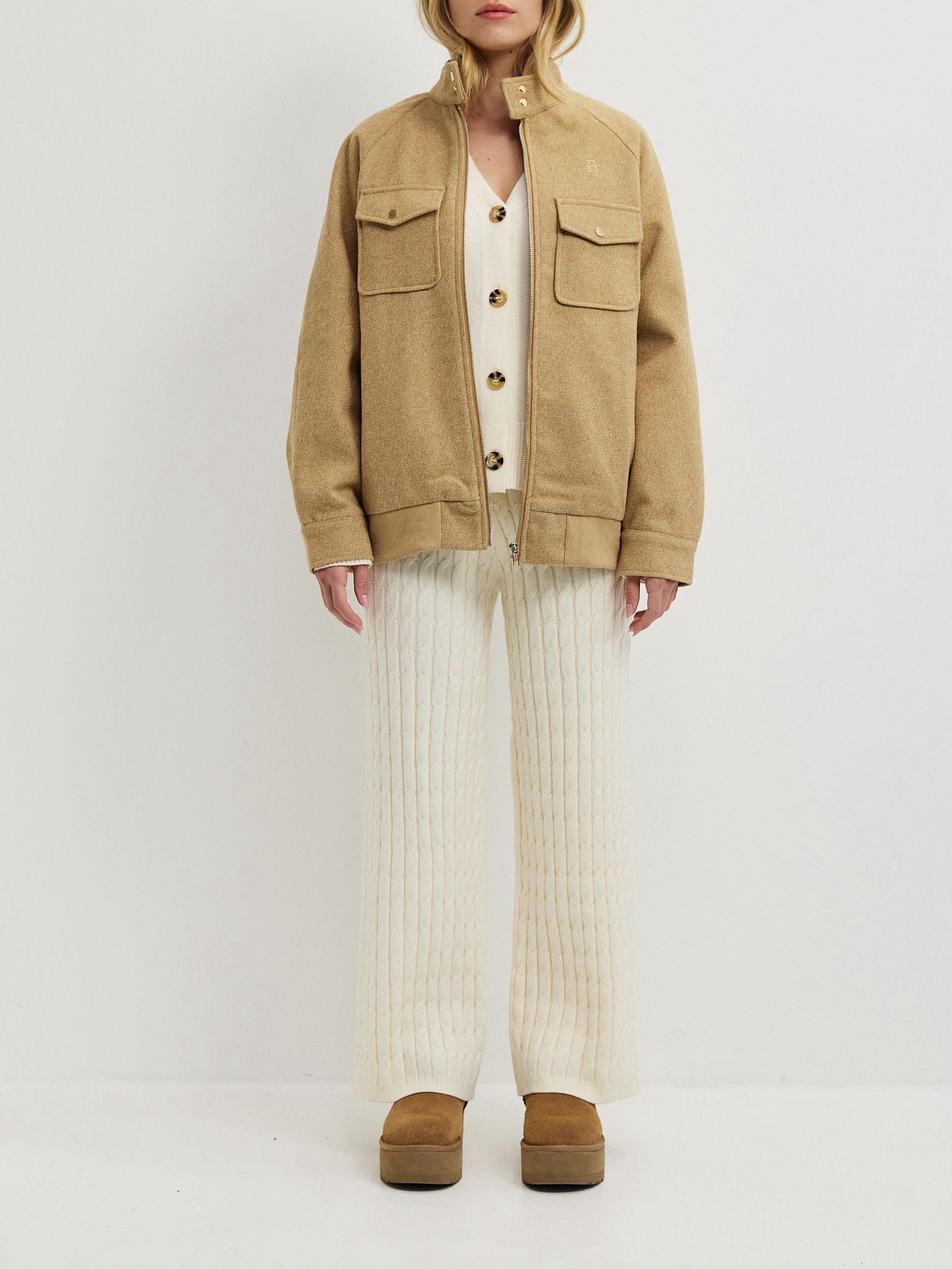 מכנסי סריג דה נירו