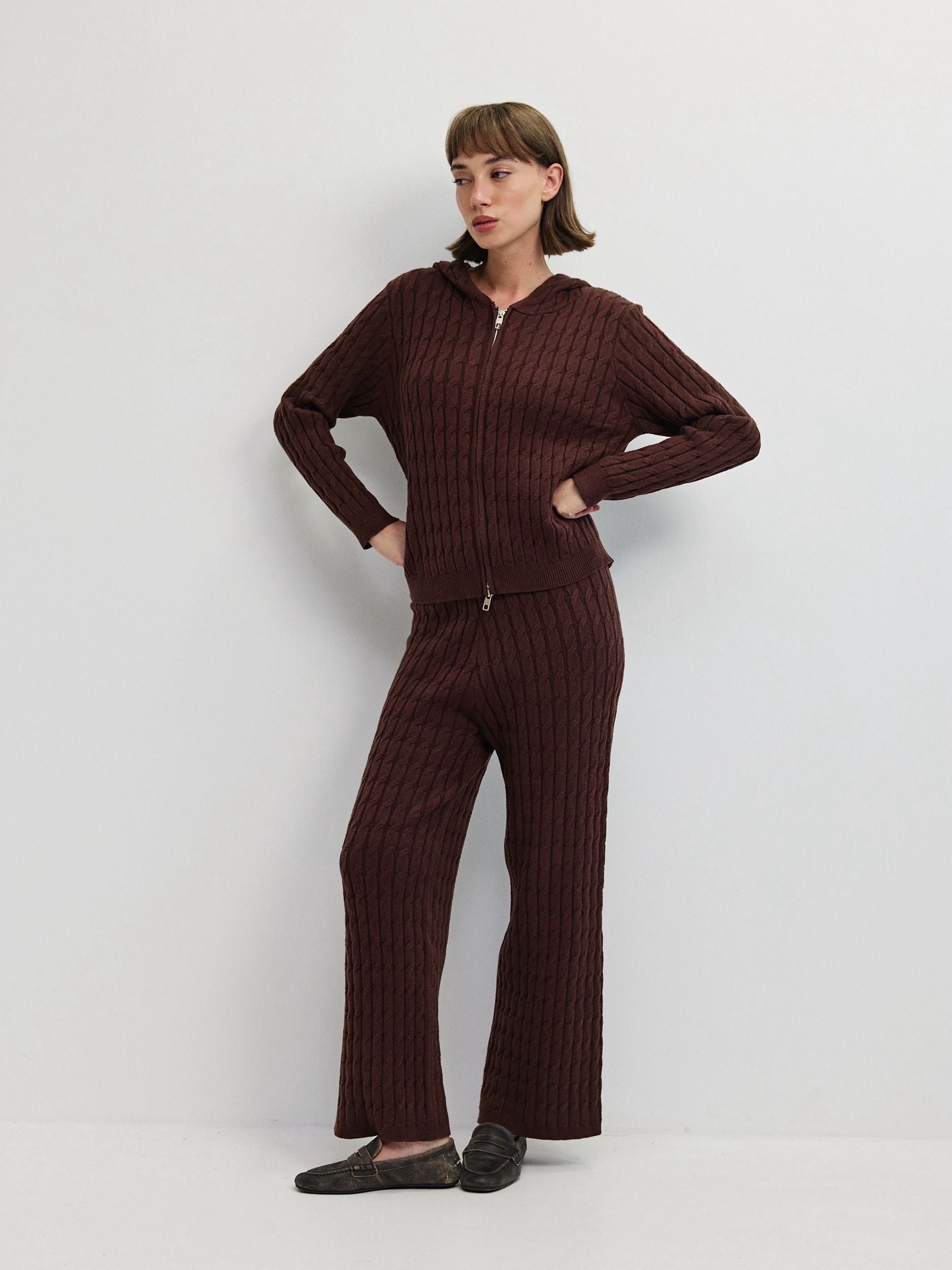 מכנסי סריג דה נירו