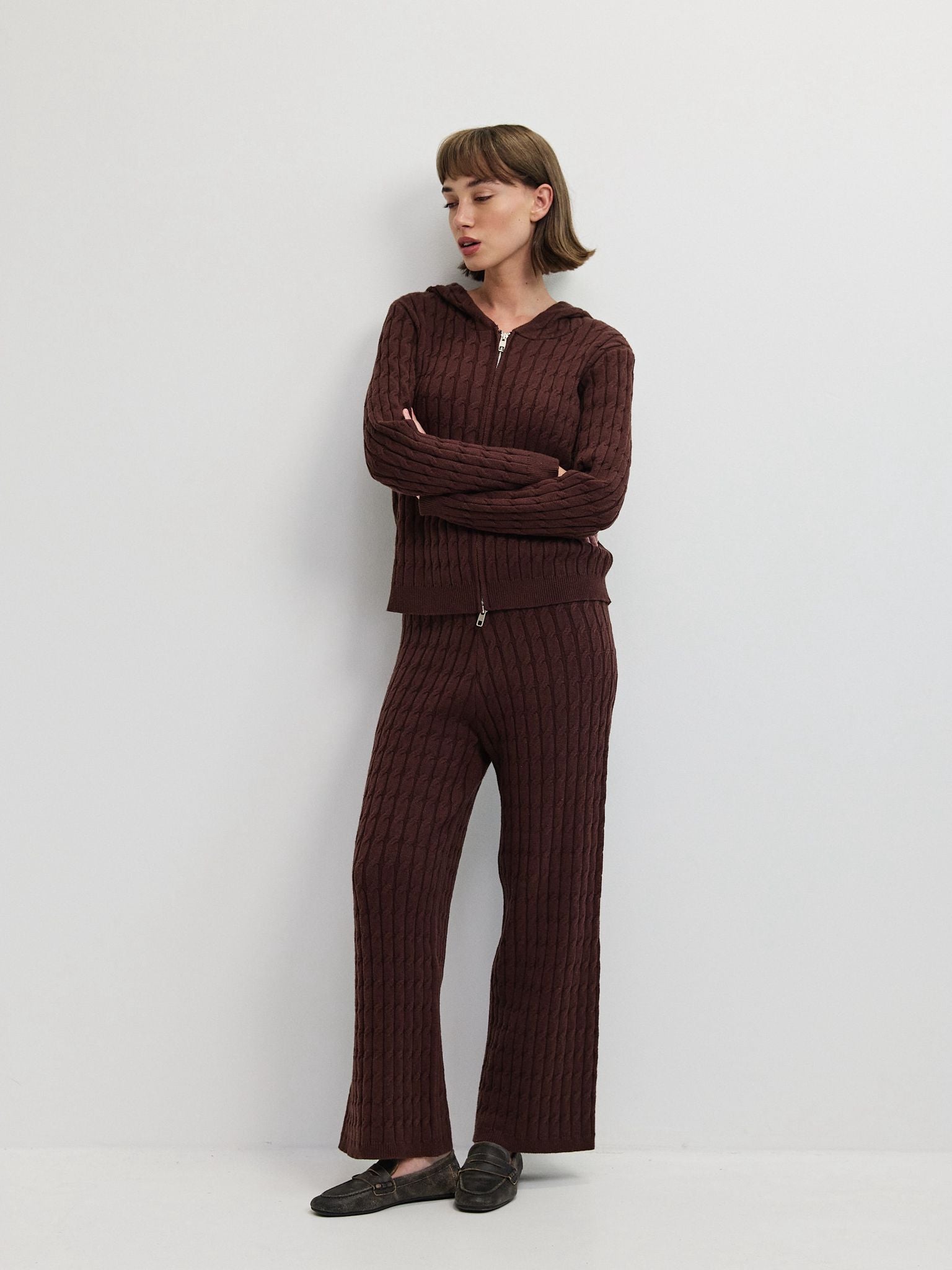 מכנסי סריג דה נירו