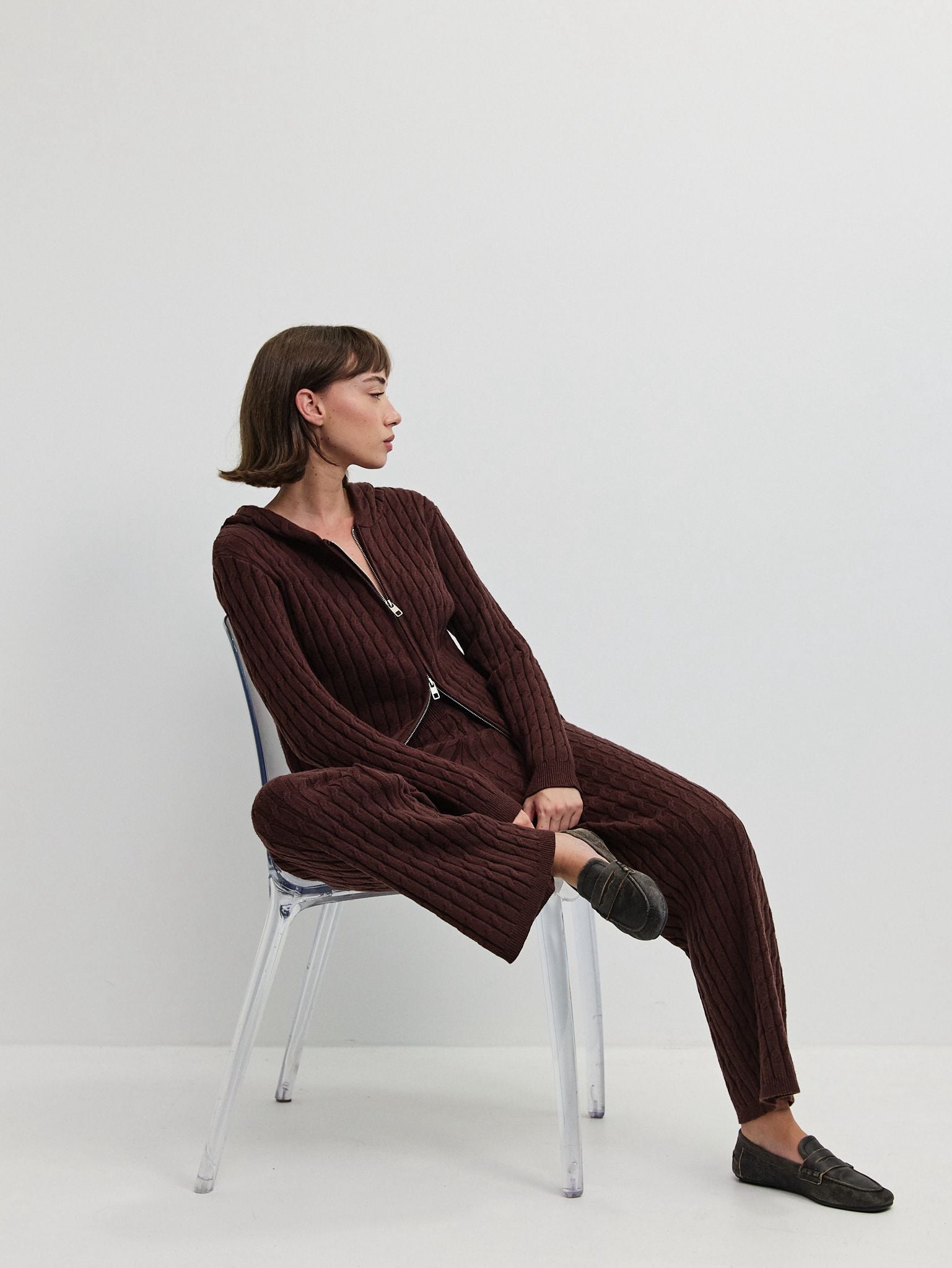 מכנסי סריג דה נירו