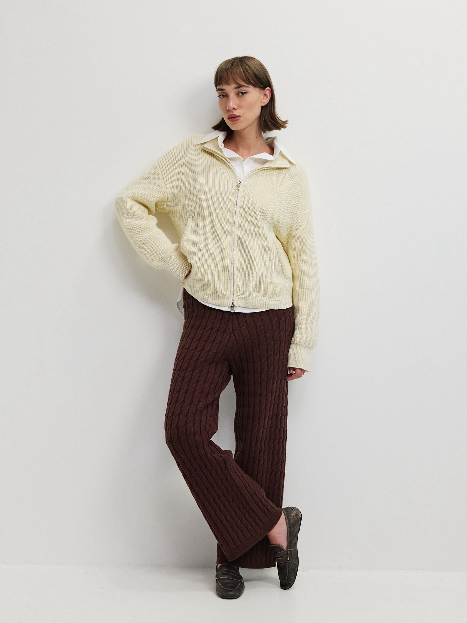 מכנסי סריג דה נירו