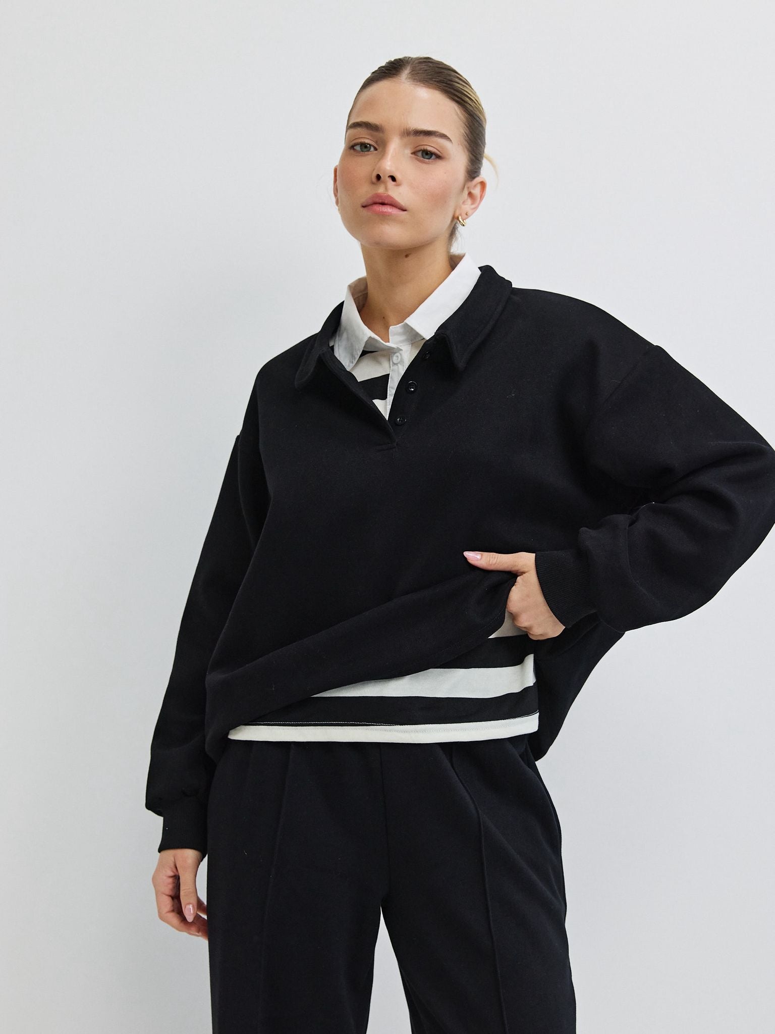 ⁠⁠טופ פרקר פסים