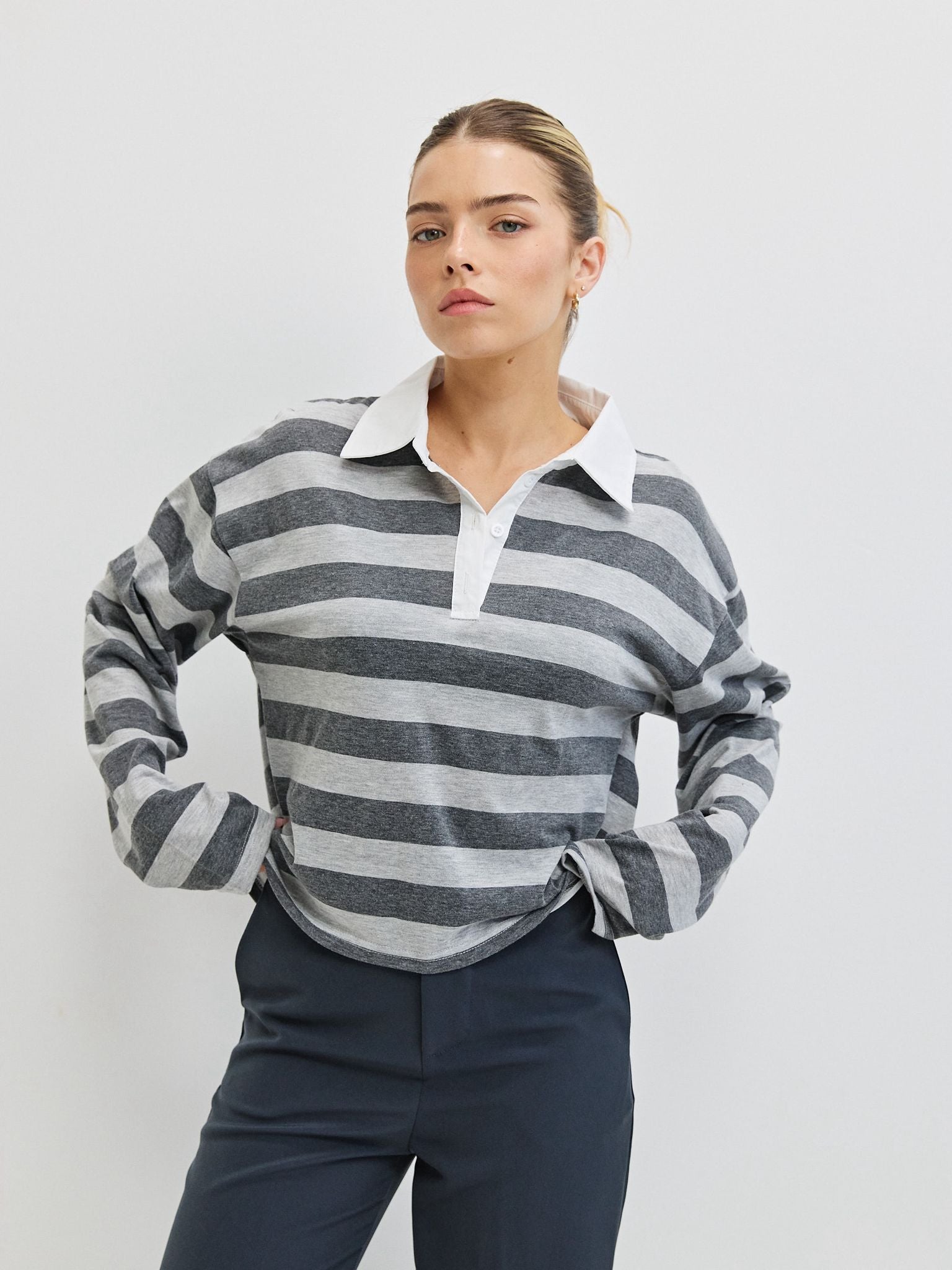 ⁠⁠טופ פרקר פסים