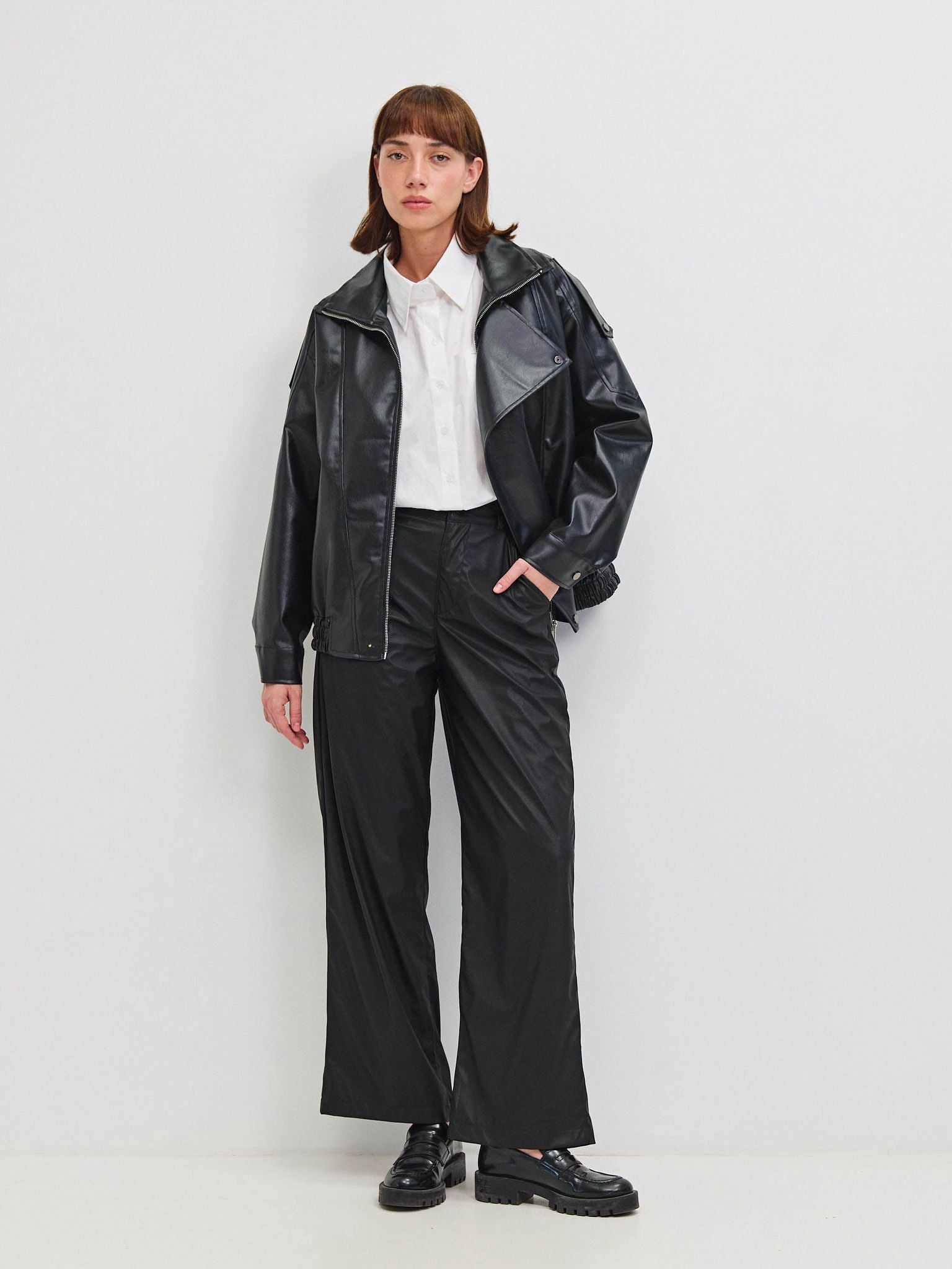 ג'קט דמוי עור דמיאן