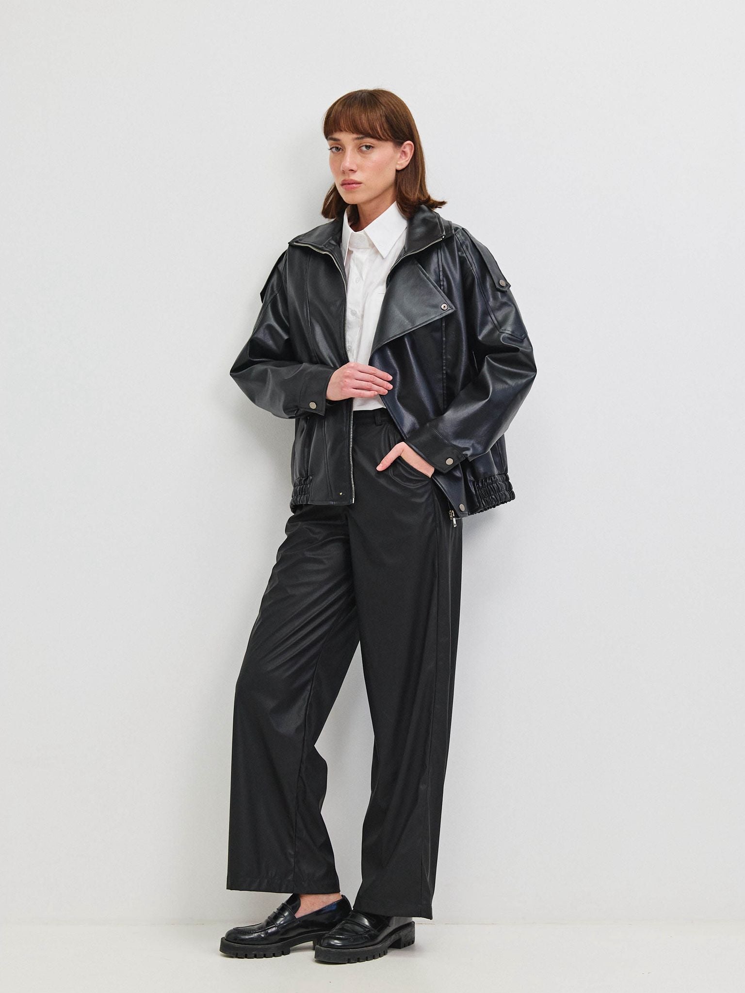 ג'קט דמוי עור דמיאן