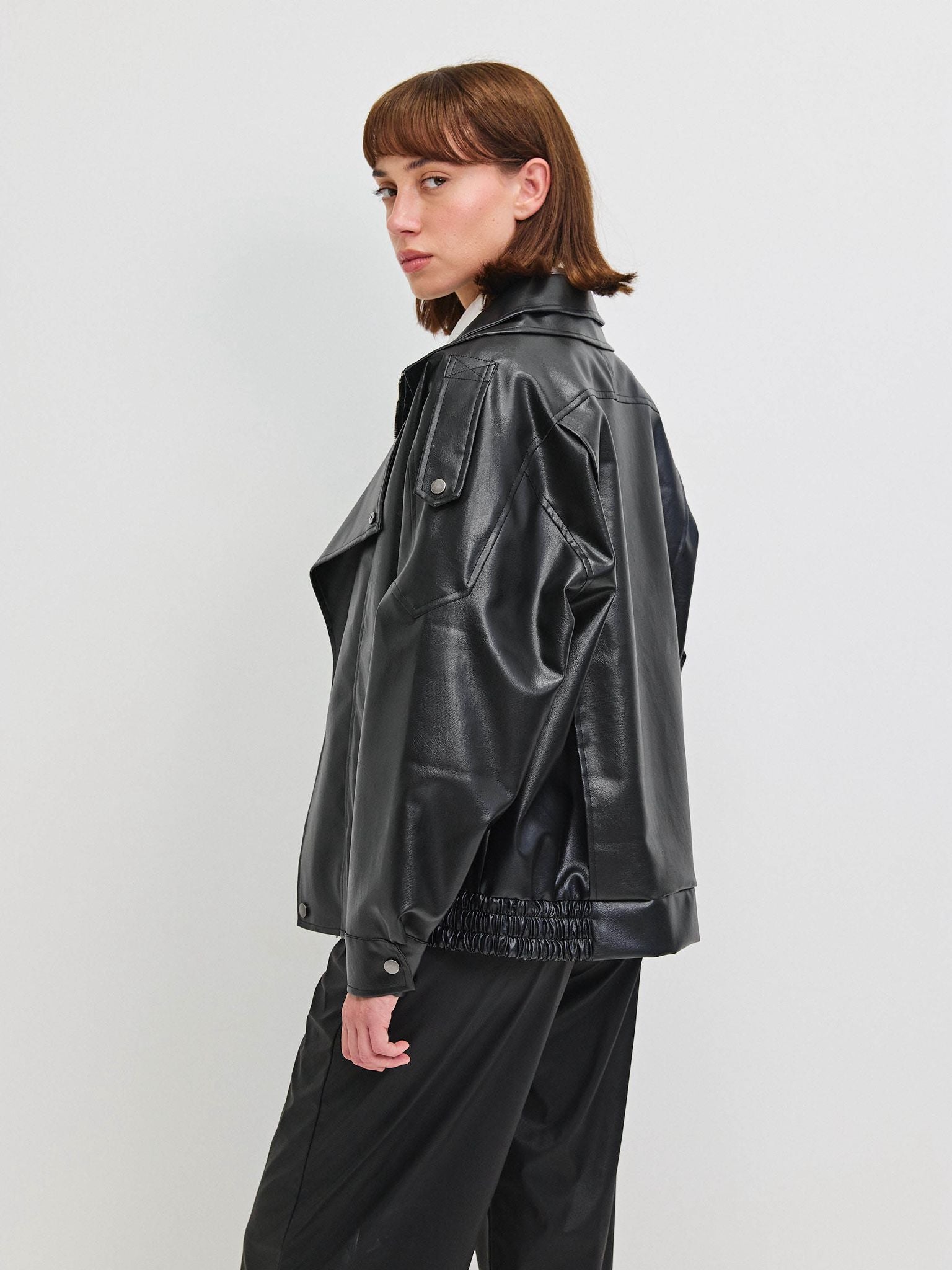 ג'קט דמוי עור דמיאן