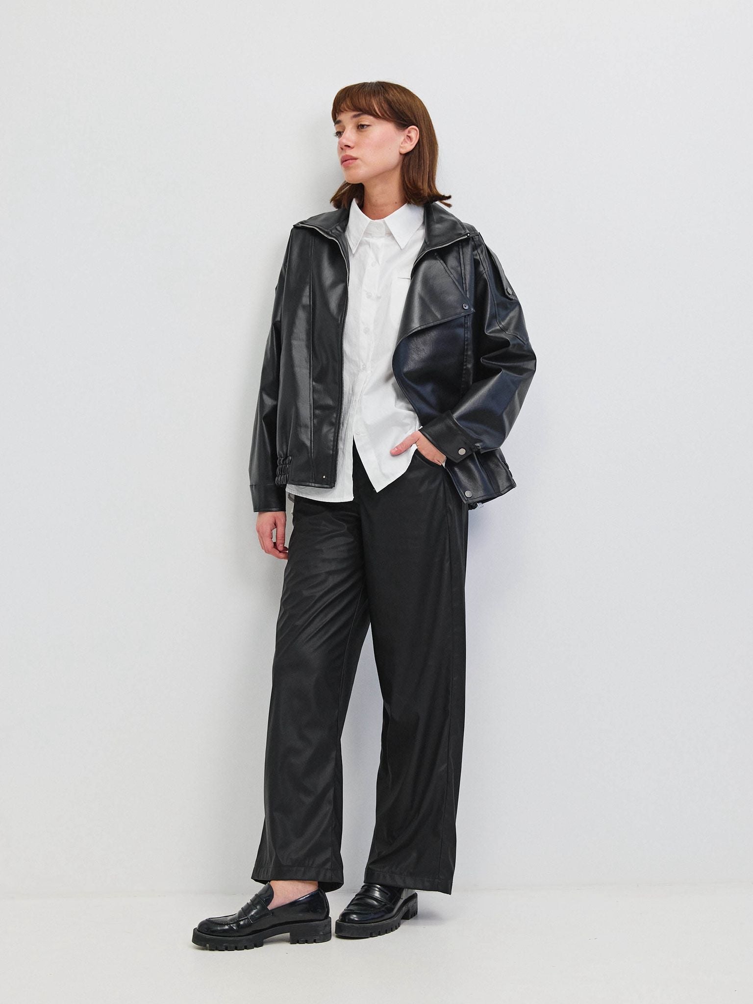 ג'קט דמוי עור דמיאן