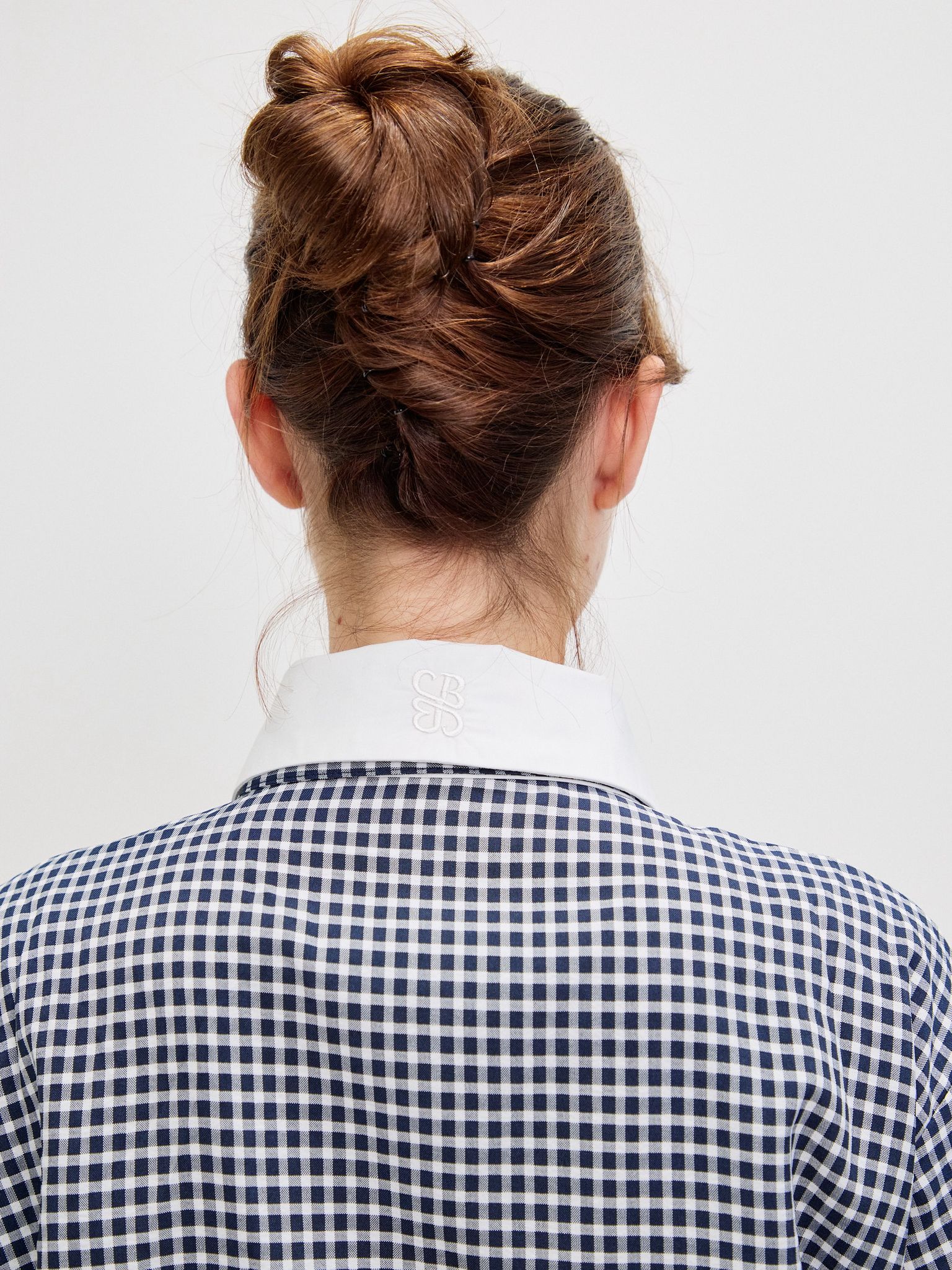 מכופתרת מארי משבצות + עניבה