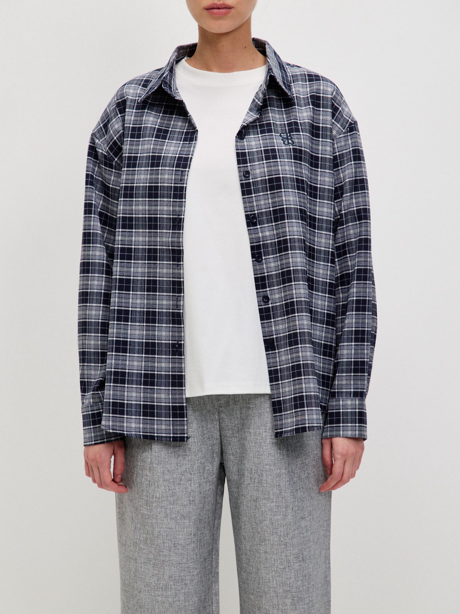 מכופתרת תומאס משבצות