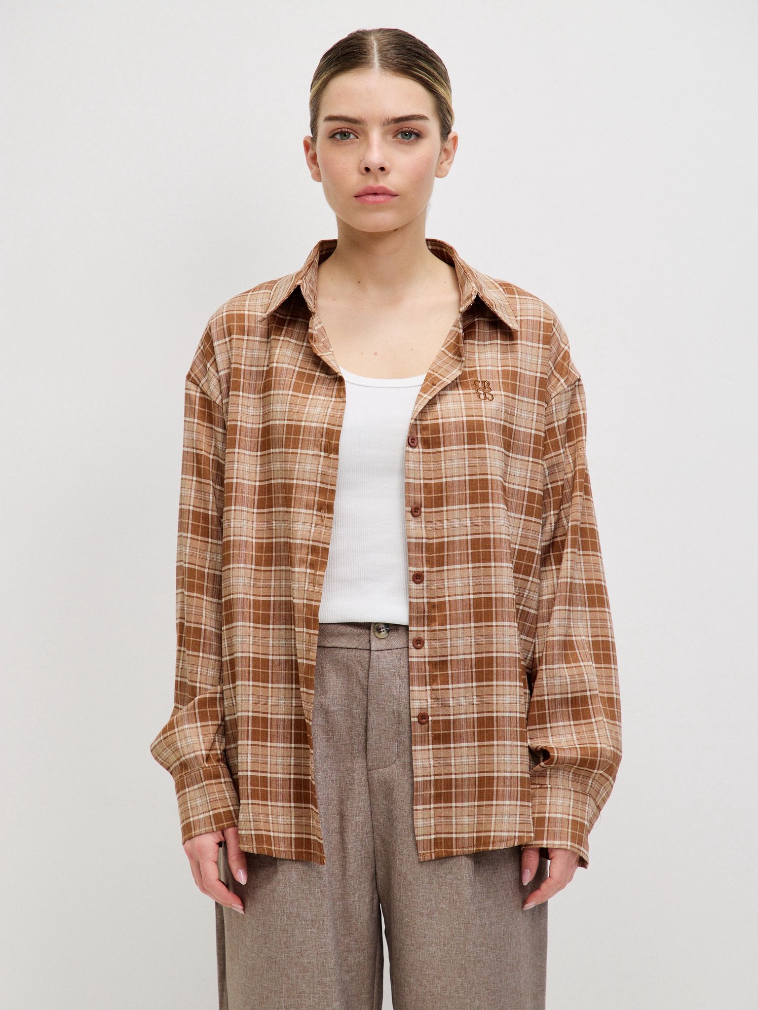 מכופתרת תומאס משבצות