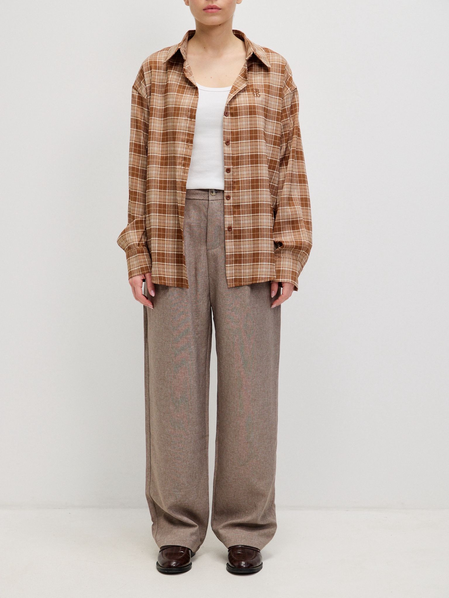 מכופתרת תומאס משבצות